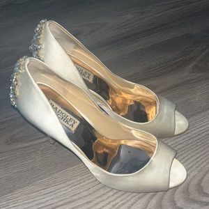 Badgley Mischka Rhinestone Pump Heels
